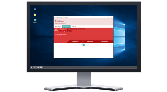Stiller Alarm Alarmierungssoftware Desktop Client Computer